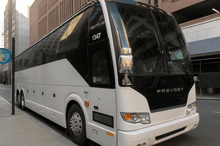 a Antioch Coach Bus Service coach bus