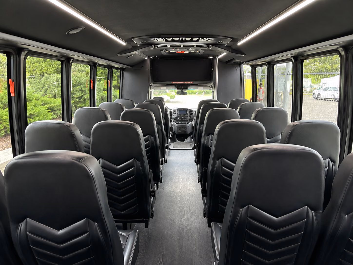 antioch 15 passenger minibus inside