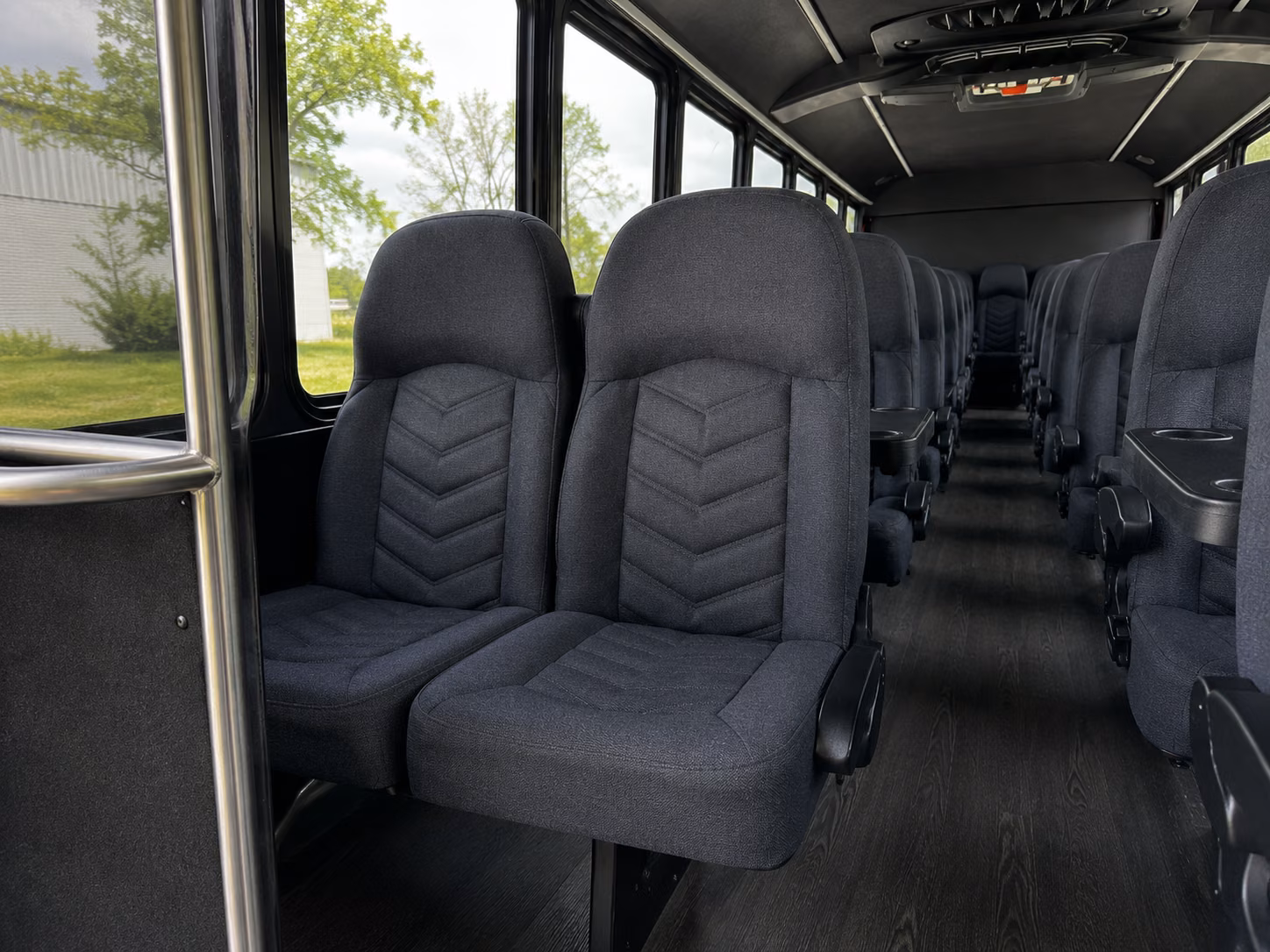 antioch 15 passenger minibus interior