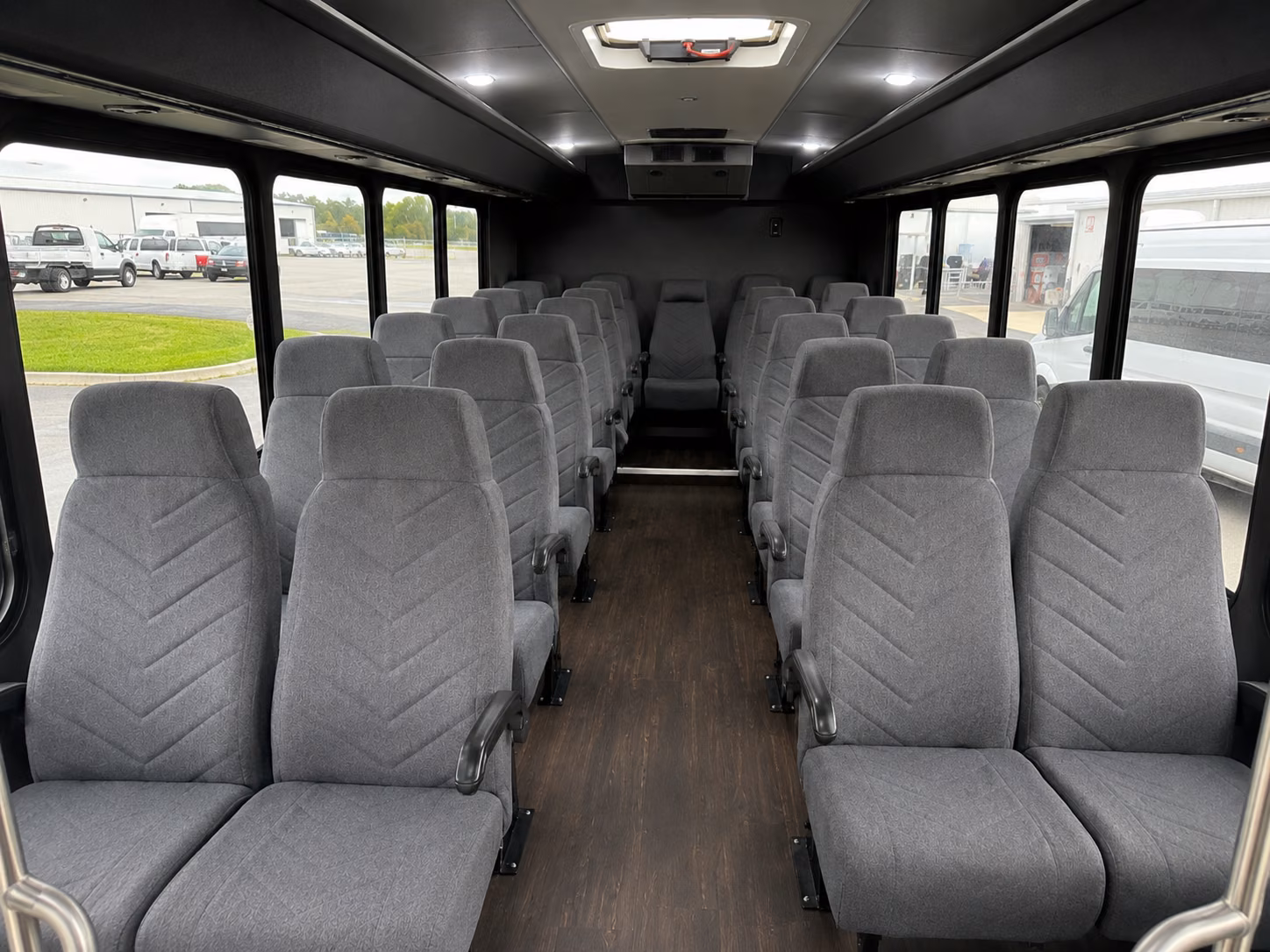 antioch 18 passenger minibus inside