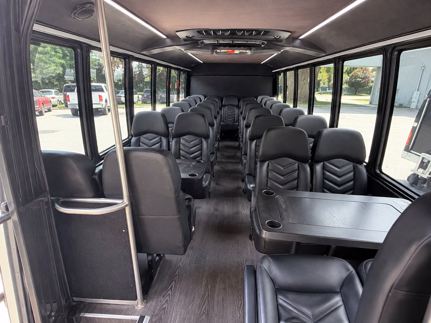 antioch 20 passenger minibus inside