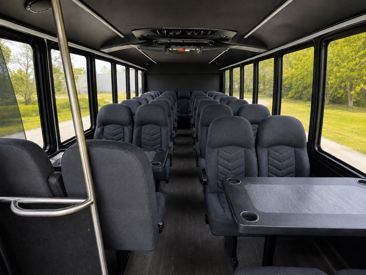antioch 20 passenger minibus interior