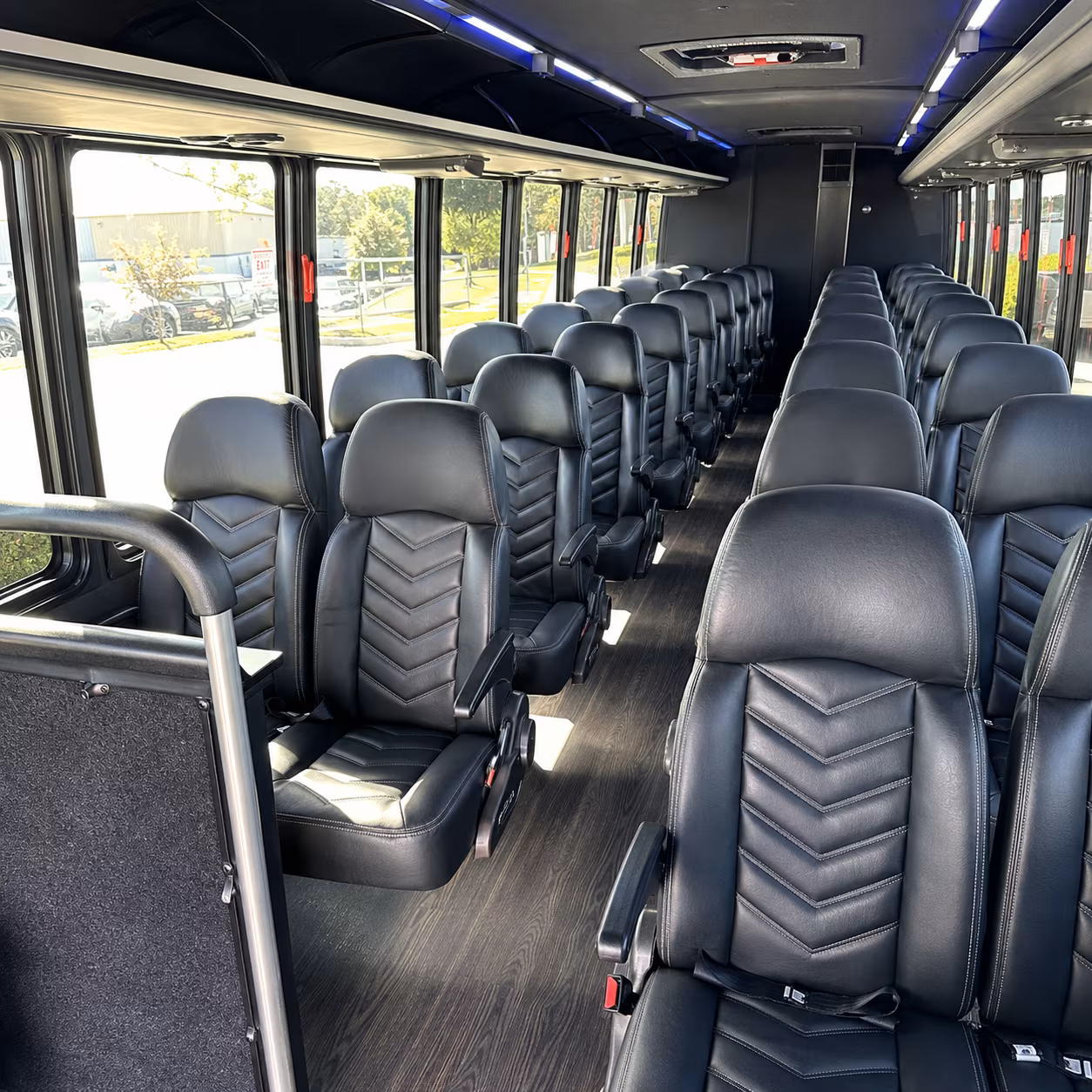 antioch 30 passenger minibus inside