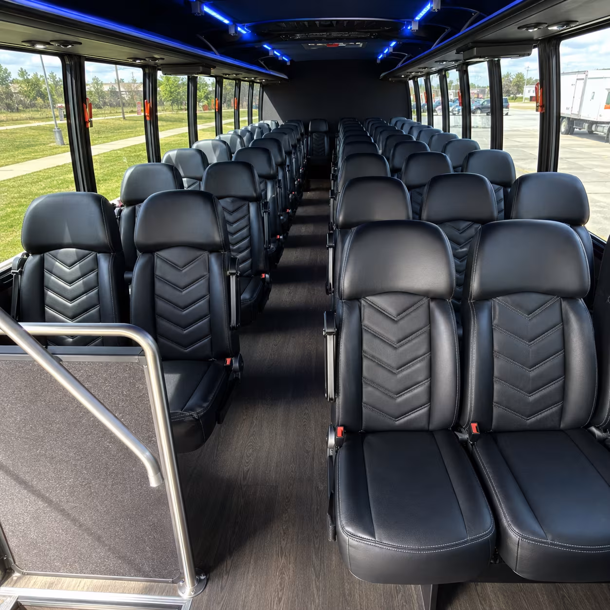 antioch 30 passenger minibus interior