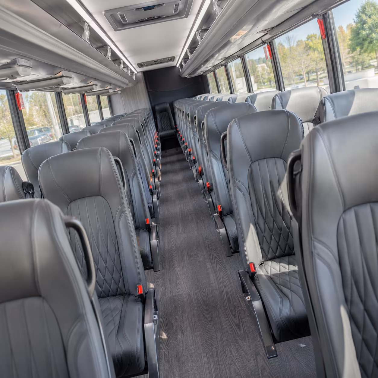 antioch 35 passenger minibus inside