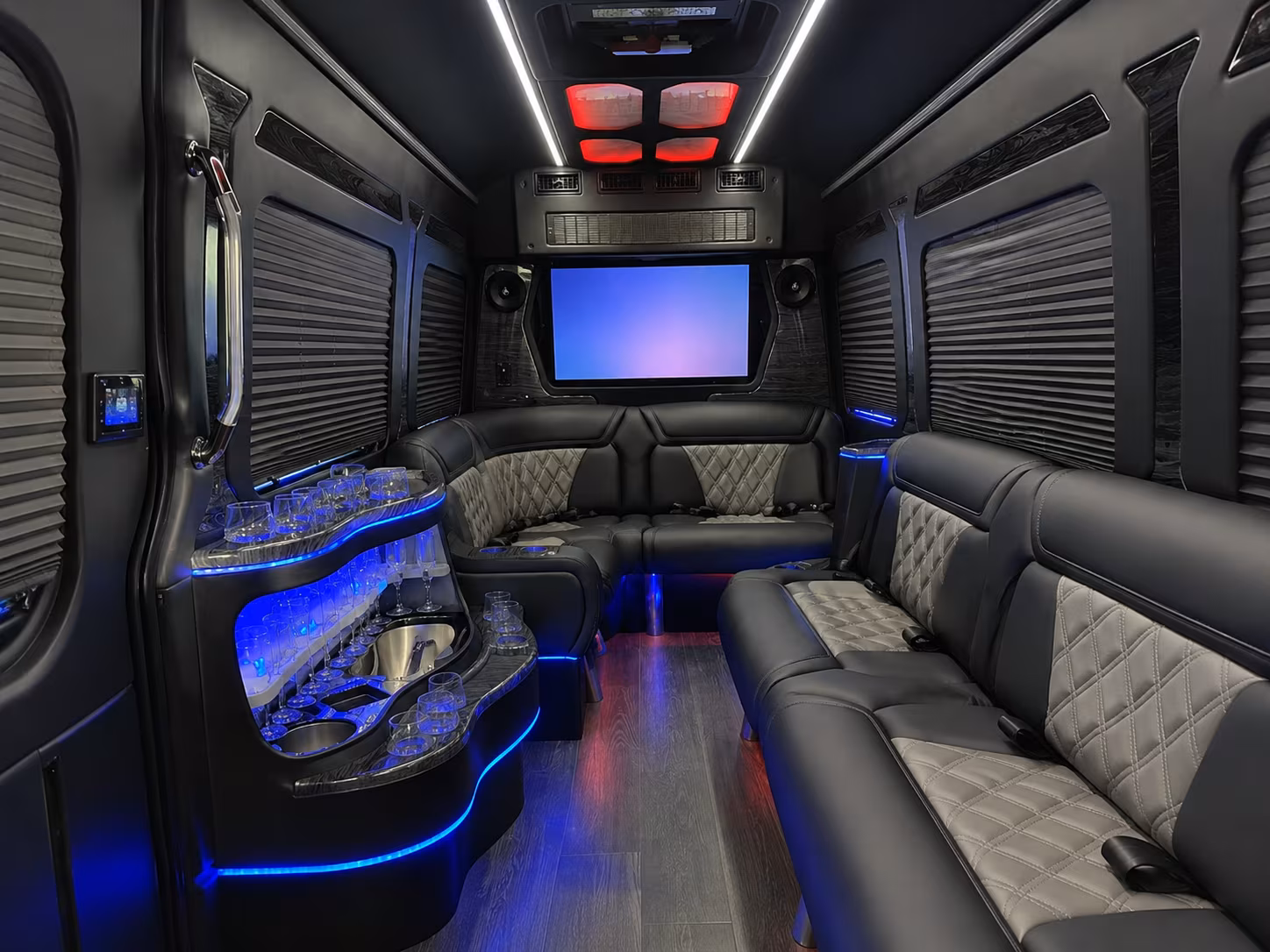 antioch sprinter limousine inside