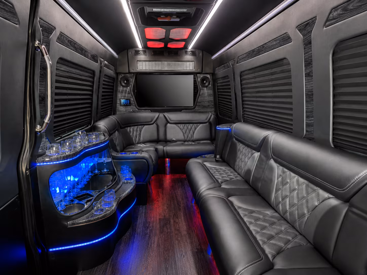 antioch sprinter limousine interior