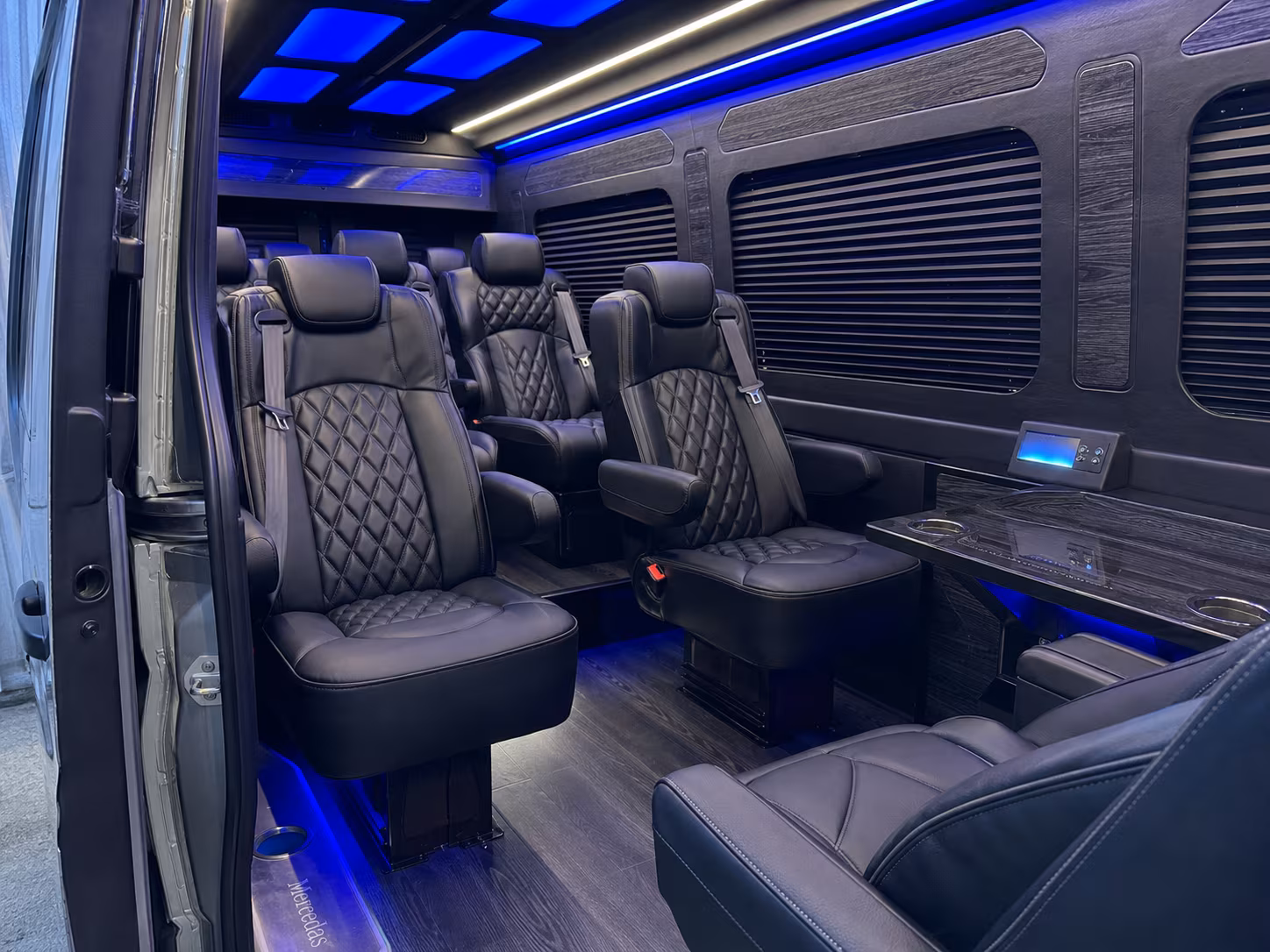 antioch sprinter van with driver inside