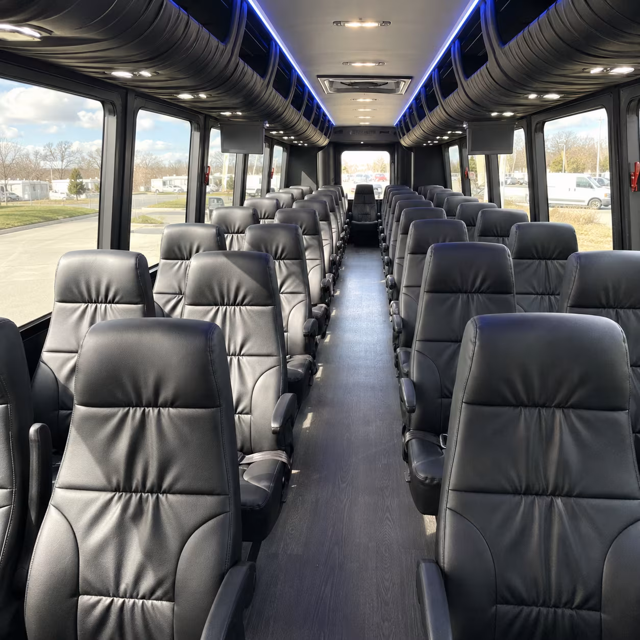 antioch wine tour brewery transportation onboard seating